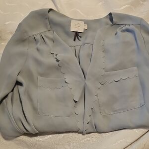 HD in Paris Sky Blue Blouse